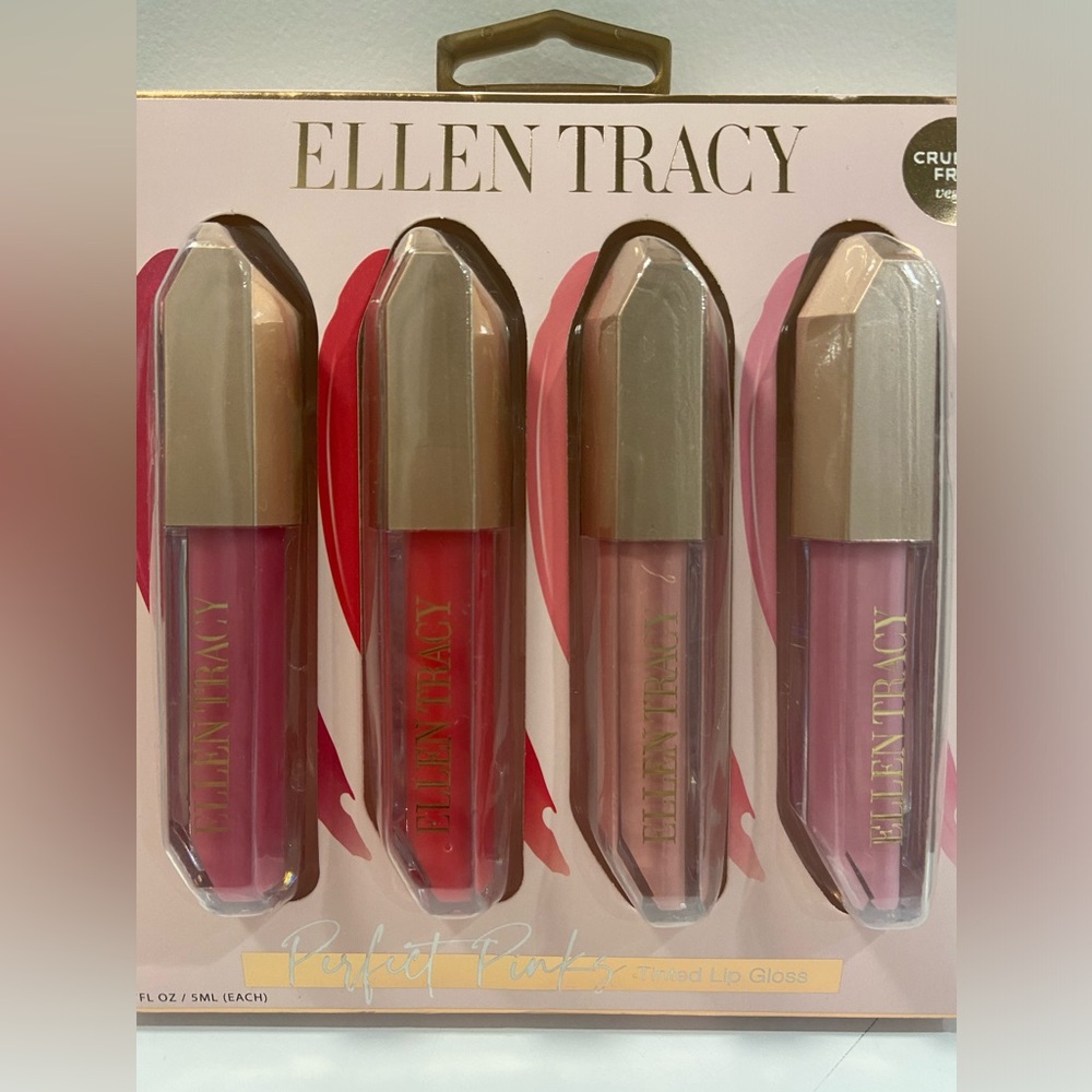 ⭐️New⭐️ $10 add to bundle. NwT Ellen Tracy Pretty Pinks Tinted lipgloss (4)